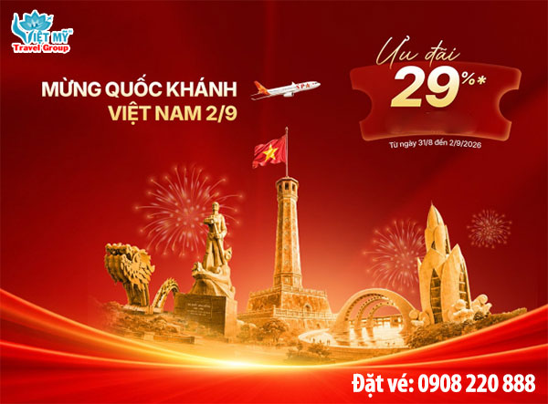 Sun PhuQuoc Airways﻿ ưu đãi ngày 2/9