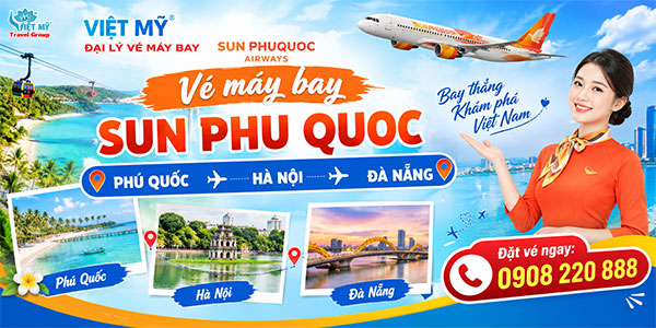 Vé máy bay Sun Phu Quoc Hà Nội Đà Nẵng